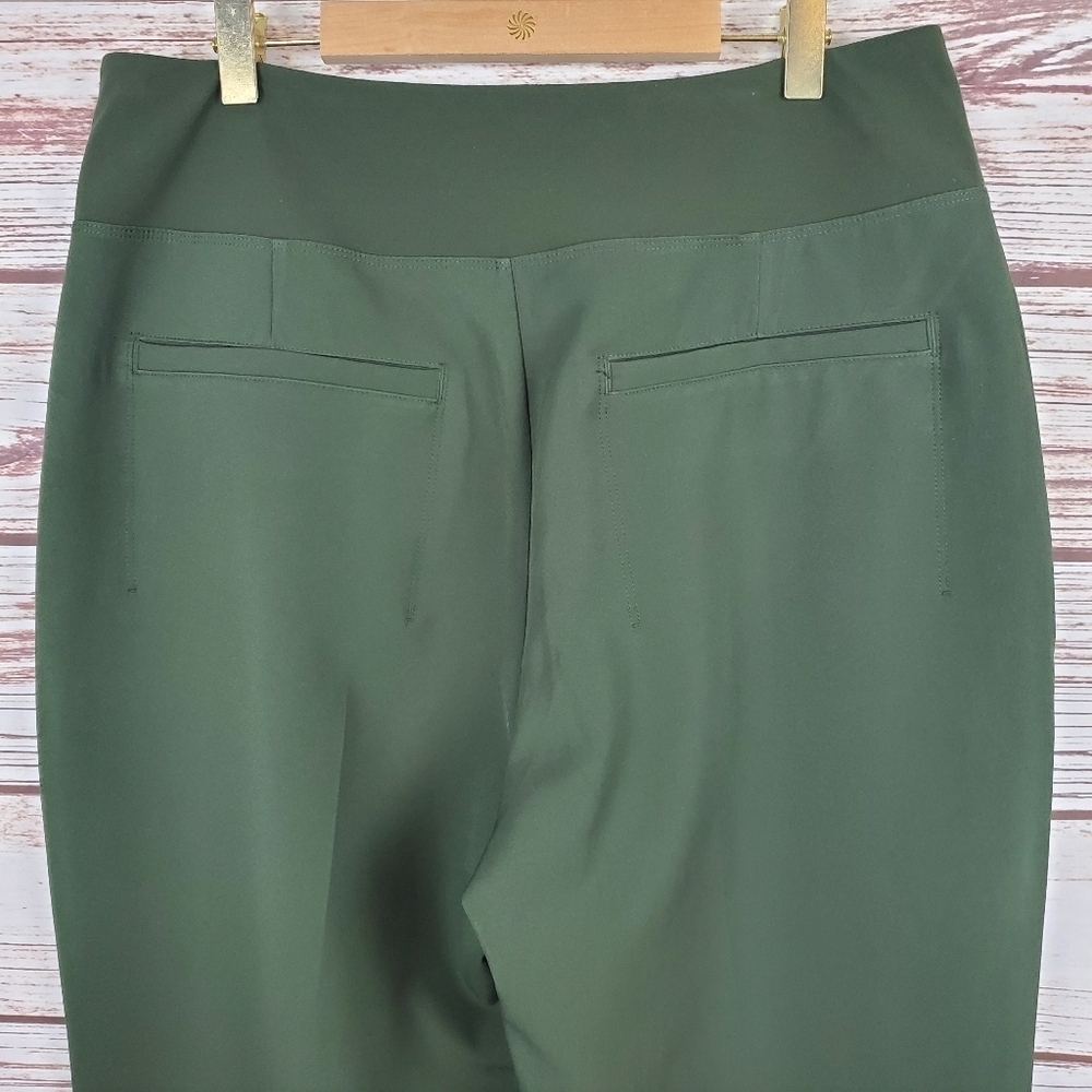 Athleta Womens Size 10 Forest Green Endless High Rise Stretch Pants - Picture 6 of 10